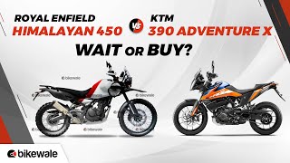 Should you buy the new KTM 390 Adventure X or hold onto your money and wait for the Royal Enfield Himalayan 450? We help you make that decision by telling you all you need to know about the two motorcycles and then weighing why you should choose one over the other.