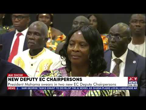 New Deputy EC Chairperson: President Mahama swears in 2 new EC Deputy Chairpersons