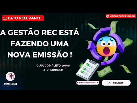 Thumbnail do vídeo: REC Master (#RMBS11): GUIA COMPLETO para Participar da 2ª Emissão de Cotas. #RECT11 #RECR11 #RELG11