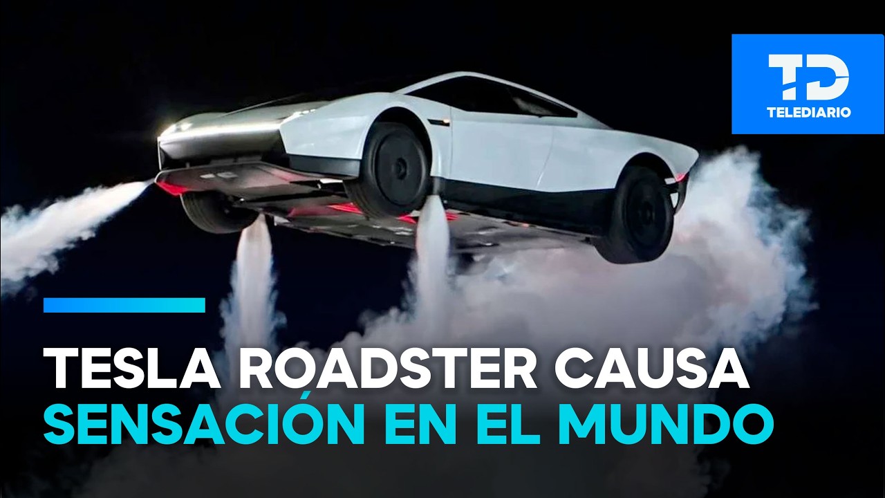 Elon Musk sorprende al mundo al presentar el nuevo Tesla Roadster; el automóvil que puede volar