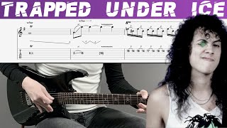 METALLICA - TRAPPED UNDER ICE (Guitar cover with TAB | Lesson)