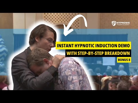 Instant Hypnotic Induction Demonstration With Step-by-Step Breakdown