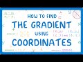 GCSE Maths How To Find The Gradient Using The Coordinates Of Two Points 2026 27 Exams