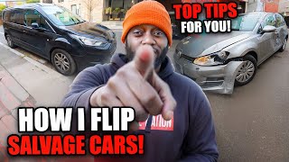 FLIPPING SALVAGE CARS....I BOUGHT 2 SALVAGE CARS FOR £9000, CAN I FIX & TURN A PROFIT?