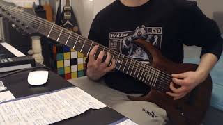 Meshuggah - Beneath full Guitar Cover