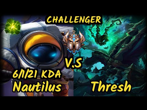 Targamas (NAUTILUS) vs THRESH - 6/1/21 KDA BOTTOM SUPPORT CHALLENGER GAMEPLAY - EUW