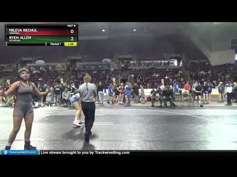 127 Lbs Champ. Round 1 - Mileva Rechul, Arizona Vs Ryen Allen, Michigan E0b5