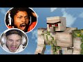 Gamers Reaction To First Seeing A Iron Golem In Minecraft