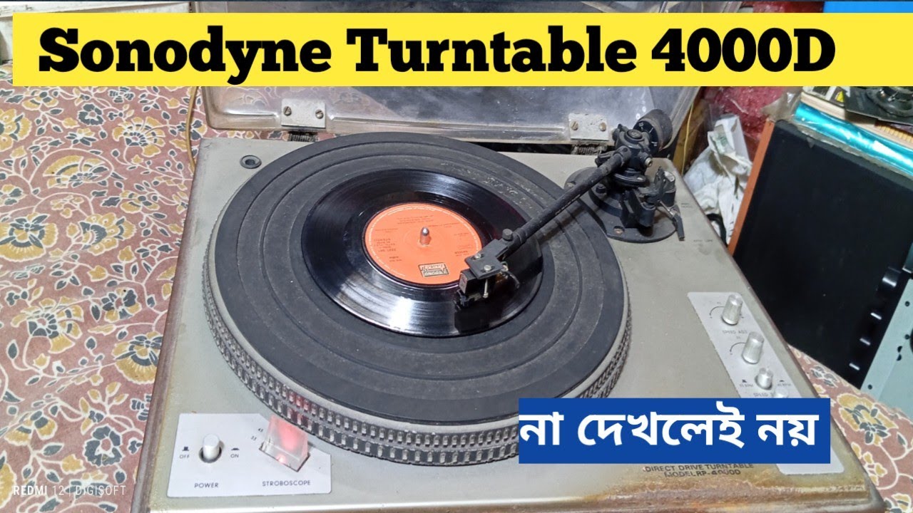 How to repair Sonodyne Direct Drive Turntable RP- 4000D.