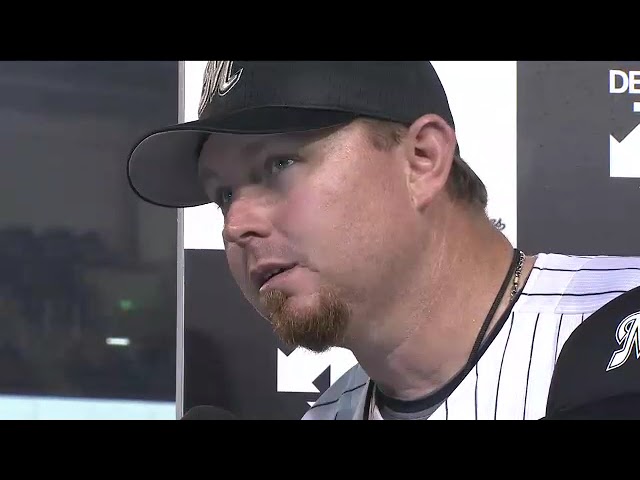 マリーンズ・ブラゼル選手・古谷拓哉投手ヒーローインタビュー 7月17日 千葉ロッテマリーンズ 対 福岡ソフトバンクホークス