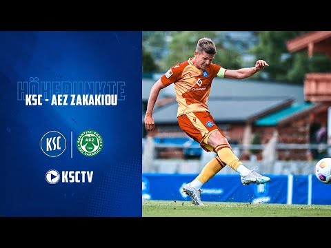 Testspielhöhepunkte: KSC - AEZ Zakakiou