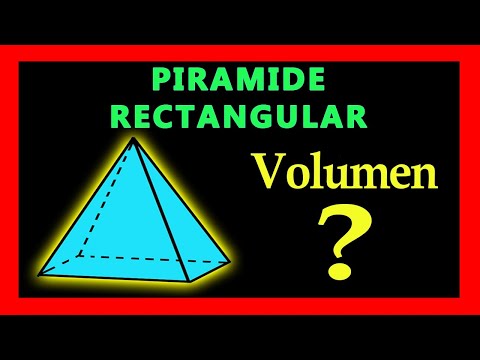 ✅👉 Volumen de una Piramide Rectangular  ✅ Volumen de una piramide