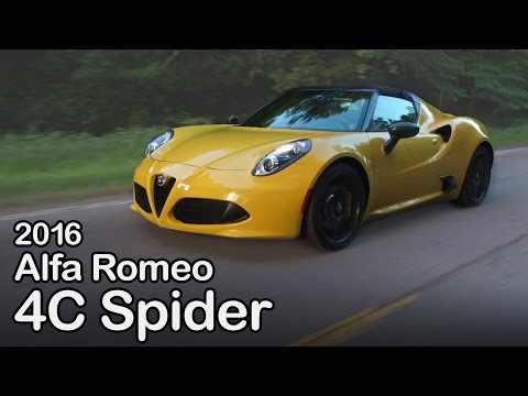 2016 Alfa Romeo 4C Spider Review: Curbed with Craig Cole