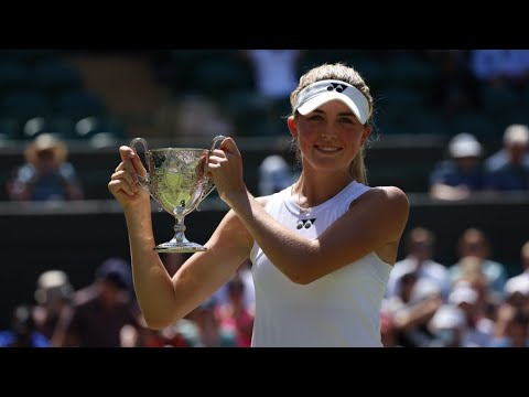 Liv Hovde wins Wimbledon juniors girls championship | Liv Hovde defeated Luca Udvardy in Wimbledon