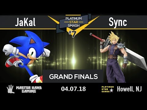 Platinum Star Smash 7 - JaKal (Sonic, Sheik, Bayo) vs Sync (Cloud, Mewtwo) - Grand Finals