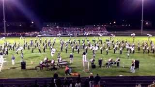 preview picture of video 'WCHS Marching Panthers - 2013 Pontiac Indian Showdown'