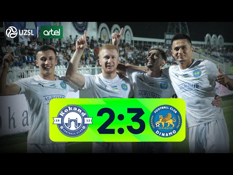 Superliga 14-tur. Qo‘qon-1912 - Dinamo bahsida kiritilgan gollar va xavfli vaziyatlar (Highlights)
