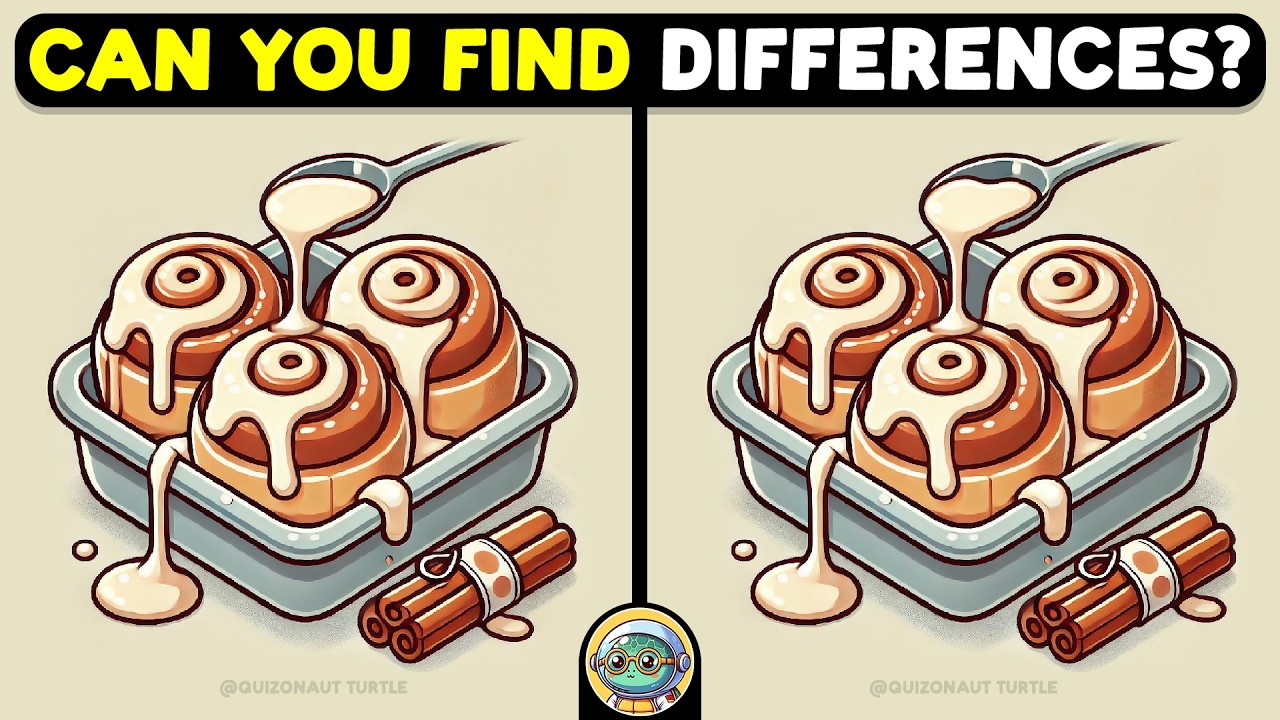 🐢🧩 Spot 3 Differences | Puzzle Masters Only 🧩🐢 | Quizonaut Turtle