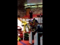 Rainey Harris sings at Pillow's funeral