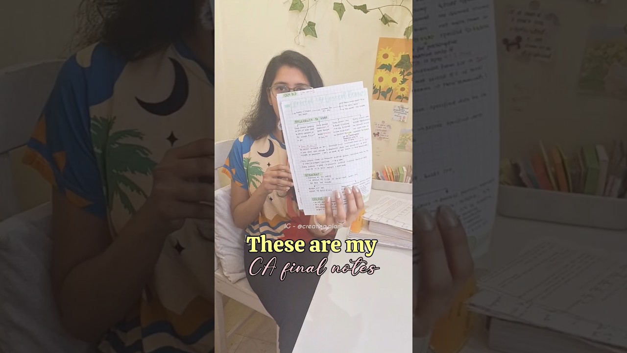 my CA final notes are available to download | productivity hacks | 5 min rule + Temptation Bundling