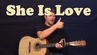 She Is Love (Oasis) Easy Strum Guitar Lesson Licks How to Play She Is Love Tutorial