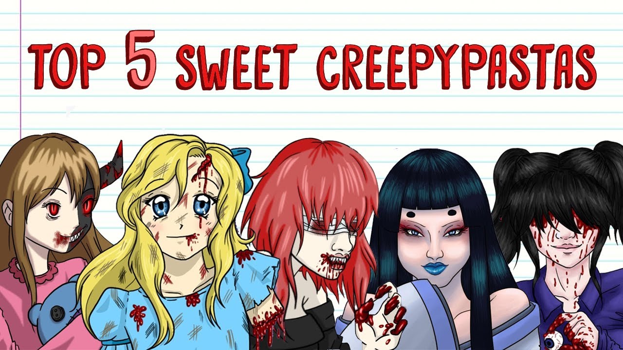 TOP SWEET CREEPYPASTAS: LIFELESS LUCY, LAZARI, LULU, YUKI-ONNA, BLOODY ANGEL | Draw My Life