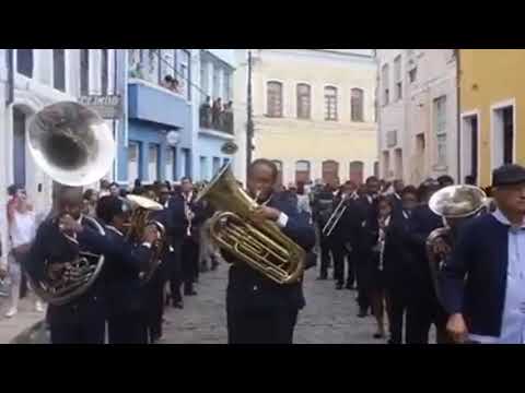 FILARMÔNICA MINERVA CACHOEIRANA - CACHOEIRA  Dobrado General Manoel Rabelo