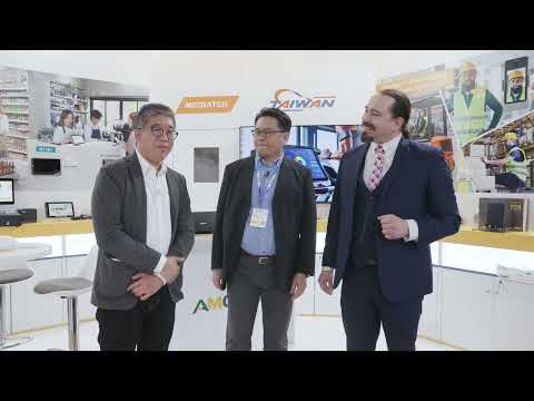 Ken Briodagh Interviews Brian Lin with Amobile and Nelson Wu of MediaTek at embedded world 2025