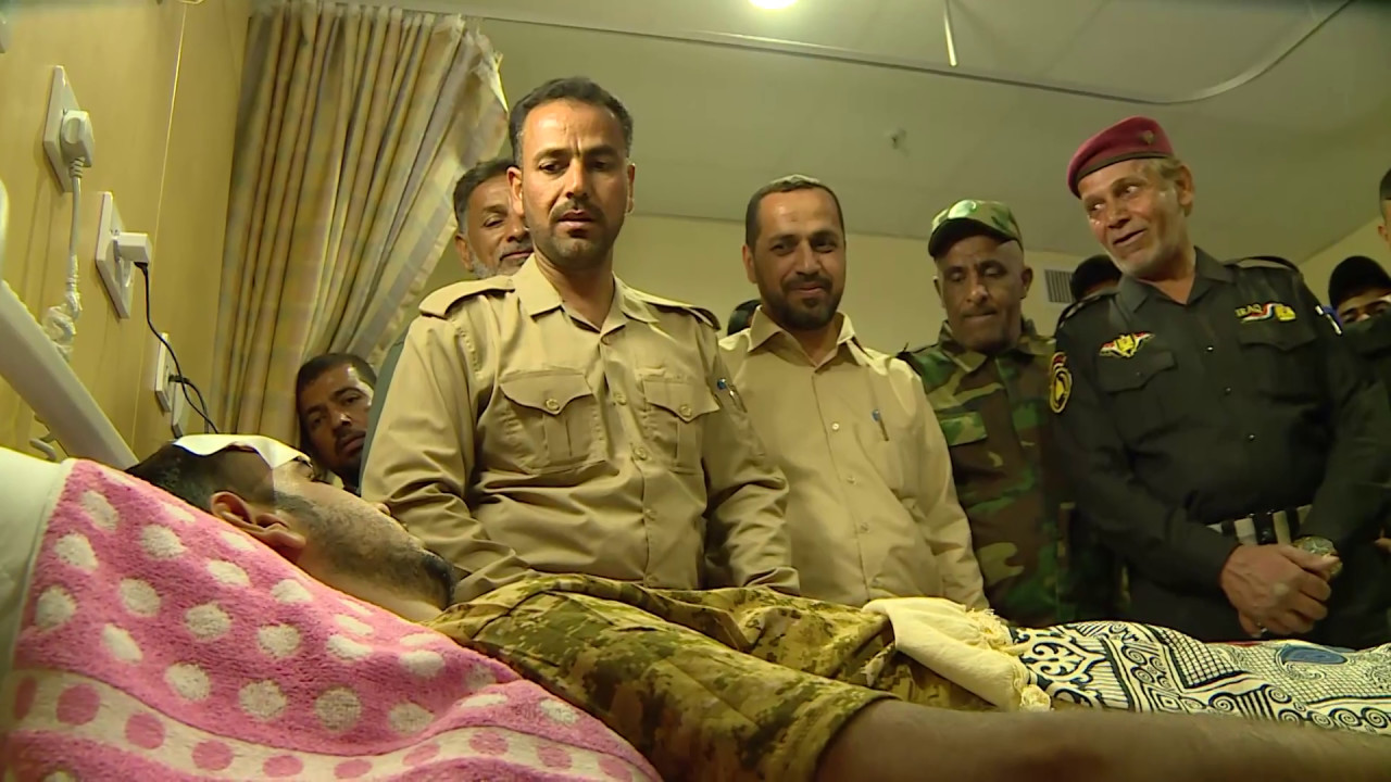 تغطية خاصة عن زيارة جرحى العمليات العسكرية لفرقة الإمام علي (ع) في مستشفى الكفيل التخصصي 
