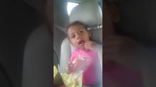 My baby Houston Kay Lewis  singing zro&quot;run this town&quot;