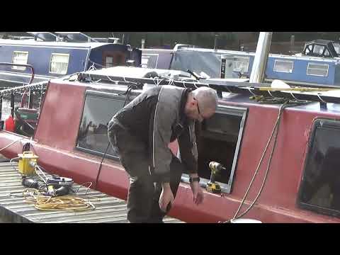 Narrowboat Fit Out. Refurb of Springer /install hatch