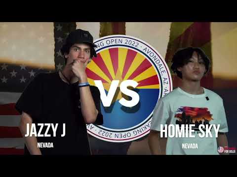 Homie Sky Vs Jazzy J- Teens Top 16- AZ Breaking Open - Breaking For Gold USA