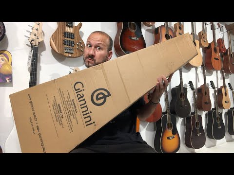 Unboxing teste do violão Giannini GDC-1 CEQ NS