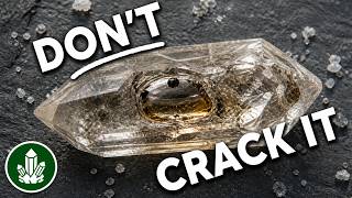 This Crystal Has Ancient Water Moving Inside - Don't Crack It Open Before This Check