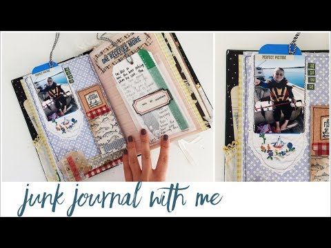 junk journal with me  process video ideas tips