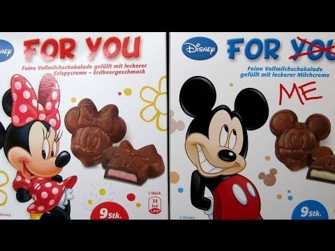 Disney Mickey & Minnie Mouse Chocolate - For you & For me