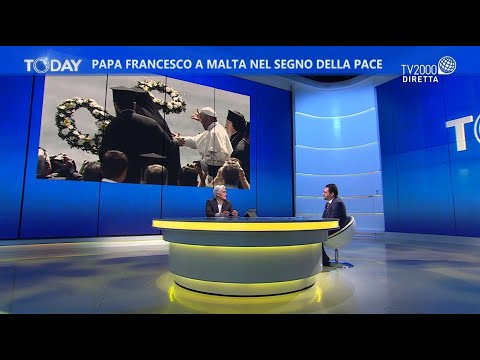 Today, 2 aprile 2022 - "Papa Francesco a Malta nel segno della pace"