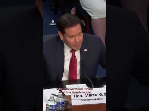 Rubio distances himself from Netanyahu’s Gaza plan | AJ Shorts