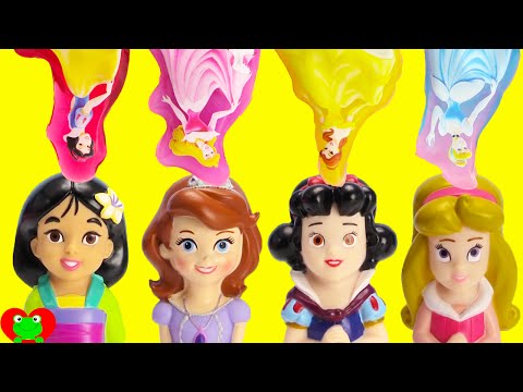 Sofia the First Disney Princess Bath Time and Bed Time Surprises Video