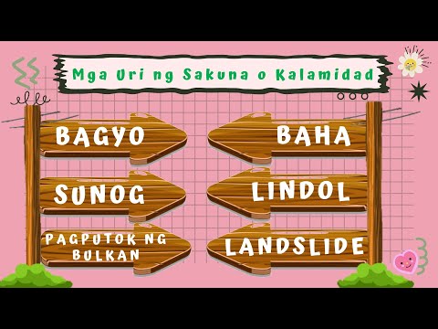 MGA SAKUNA O KALAMIDAD