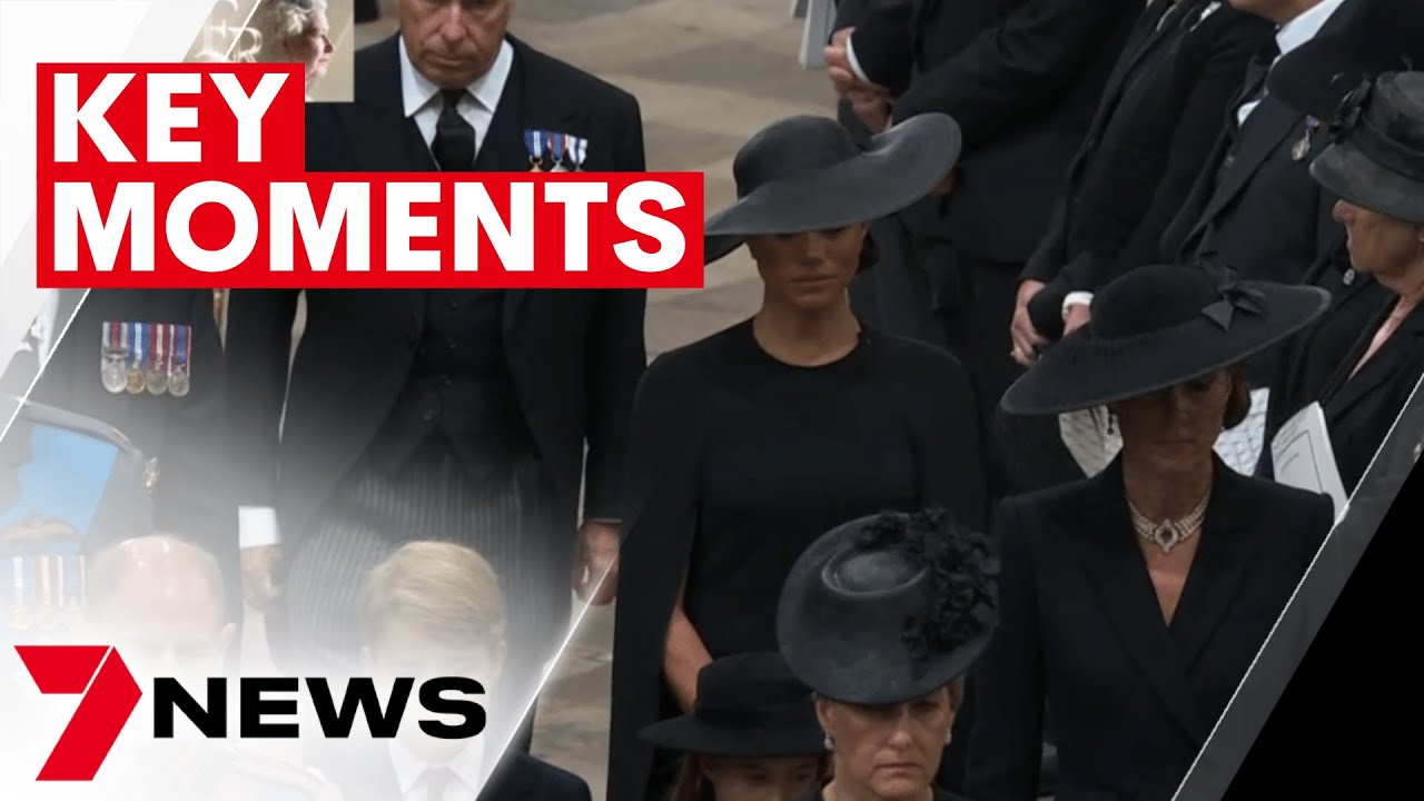 Key moments from the Queen's funeral | 7NEWS