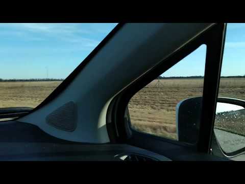 Driving along I-135 North from Newton to Hesston, Kansas