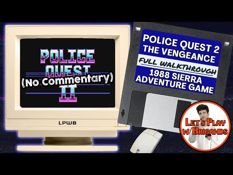 Police Quest 2 (Walkthrough | No Commentary)