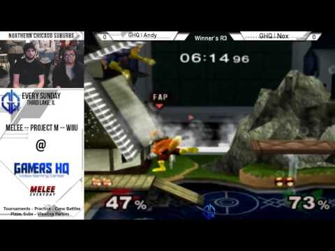 GHQ Weekly [1/24/16] - WR3: GHQ | Andy (Fox) vs. GHQ | Nox (Falcon)