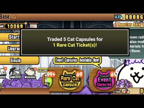 Battle Cats How to farm FREE Rare Tickets? No Glitch! Free to Play! F2P!