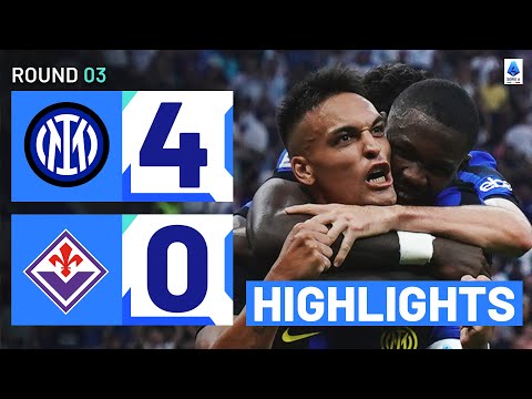 Inter-Fiorentina 4-0 | Lautaro and Thuram shine for Nerazzurri: Goals & Highlights | Serie A 2023/24