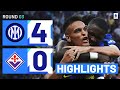 Inter-Fiorentina 4-0 | Lautaro and Thuram shine for Nerazzurri: Goals & Highlights | Serie A 2023/24