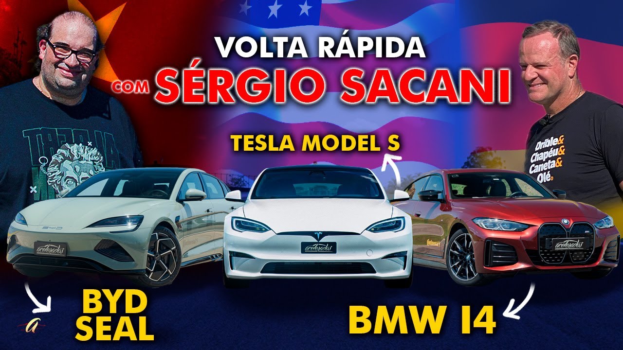 BYD SEAL X TESLA MODEL S X BMW I4 NA VOLTA RÁPIDA! SERJÃO DOS FOGUETES NO DESAFIO DOS ELÉTRICOS!
