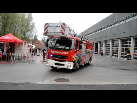 Brandweer Gent : Uitruk ladderwagen (W26)