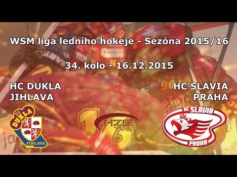 34. kolo (16.12.2015) HC Dukla Jihlava - HC Slavia Praha